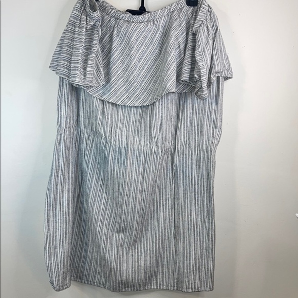 Old Navy Striped Off Shoulder Casual Sundress XXL #36